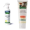 Oakwood Leather Care Deep Clean Soap 250ml White & Oakwood Nourishing Leather Cream 75 ml
