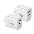 BDI 20W PD Quick Charger AU Plug with USB and Type C Port (2-Pack)