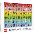Lego Minifigure Rainbow 1000-piece Puzzle: 1000 Piece