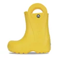 Crocs Kids Handle It Rain Boot, Yellow, J2