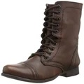 Steve Madden womens Troopa, Brown Leather, 5 US