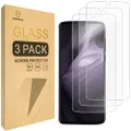 [3-Pack]-Mr.Shield for Motorola Moto Z4 [Tempered Glass] Screen Protector with Lifetime