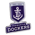 Fan Emblems AFL Fremantle Dockers Lensed Chrome Supporter Logo Decal