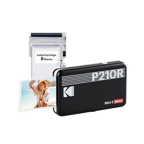Kodak Mini 2 Retro Portable Instant Photo Printer Black
