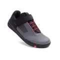 Crankbrothers Stamp Speedlace Flat Shoes, Grey/Red, US 7/EU 39.5