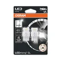 Osram LED Globe W21/5W PR Interior Lights, Cool White (Pack of 2)