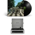 Crosley Voyager Turntable (Grey) and The Beatles - Abbey Road (50th Anniversary LP) [Bundle]