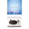 Yamaha TT-N503 (MusicCast Vinyl 500) White Turntable and Killers - Hot Fuss [Bundle]