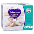 BabyLove Cosifit Infant Nappies Size 2 (3-8kg) | 1 Month Supply 228 Pieces (3 X 76 pack)