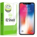 iPhone X Screen Protector (Case Friendly)[2-Pack], IQ Shield LiQuidSkin Full Coverage Screen Protector for iPhone X HD Clear Anti-Bubble Film