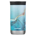Contigo Huron Vacuum-Insulated Stainless Steel Travel Mug with Leak-Proof Lid, Keeps Drinks Hot or Cold for Hours, Fits Most Cup Holders and Brewers, 20oz Transluscent Flower