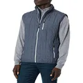Cutter & Buck Men's Rainier Primaloft Eco Insulated Full Zip Puffer Vest, Anthracite Melange, X-Large