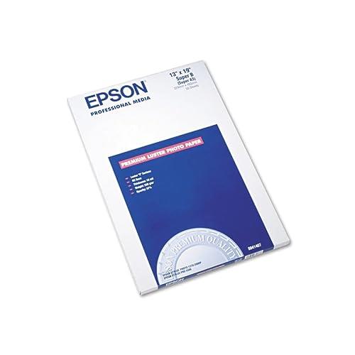 Epson Ultra Premium Photo Paper Luster (13x19 Inches, 50 Sheets) (S041407)