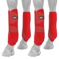 Tough 1 Extreme Vented Sport Boots Set, Red, Small