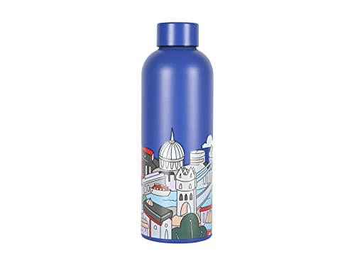 Maxwell & Williams Megan McKean Cities Double Wall Insulated Bottle 500ML London