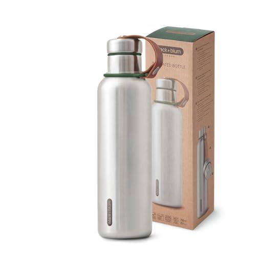 BLACK + BLUM Stainless Steel Insulated Water Bottle, Olive, 750 ml Capacity