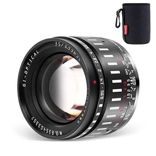TTArtisan 35mm F0.95 Manual Lens, Compatible with Fuji X-Mount Cameras XS10 X-A5 X-A7 X-M1 X-M2 X-E4 X-T1 X-T10 X-T2 X-T20 X-T3 X-T4 X-T100 X-T200 X-T30 X-Pro1 X-Pro2 X-Pro3 X-E1