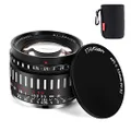 TTArtisan 35mm F0.95 Large Aperture Manual Lens, Compatible with Canon APS-C Mirrorless Camera RF-Mount EOS R RP R5 R5C R6 R6II, and R7 R10 Under APS-C Mode Setting
