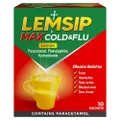 Lemsip Max Cold and Flu Hot Drink with Decongestant, Lemon (Pack of 10)