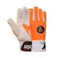 DSC 1501810 Pro Chamios Leather Cricket Wicket Keeping Inner Gloves for Youth | Leather Palm Gloves | Faster Sweat Absorbtion | Comfort Fit | Kit for Men and Boys | Multicolor
