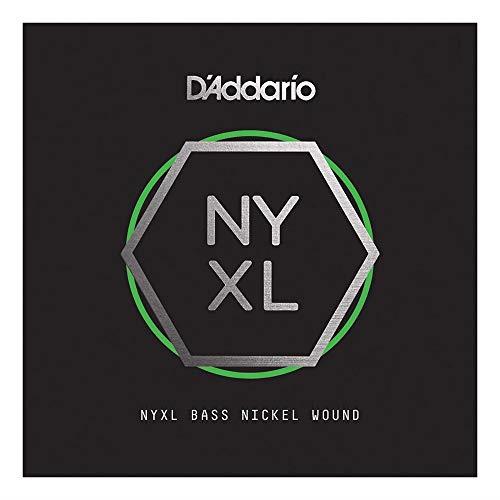 D'Addario nyxlb125t NYXL .125 Long Scale Tapered Nickel Wound Bass Guitar Single String