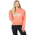 THE NORTH FACE Women's Logo Play Hoodie, Emberglow Orange, Small