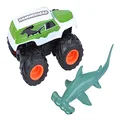 Wild Republic Hammerhead Shark & Truck, Adventure Gifts for Kids, Imaginative Play Toy, 4 Inches