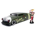 Jada Toys DC Comics Bombshells Harley Quinn and 1951 Mercury Die-Cast Car and Collectible Figurine