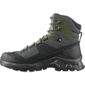 Salomon Men's Quest Element GTX Trail Running and Hiking Shoe, Black/Deep Lichen Green/Olive Night, 9.5 US