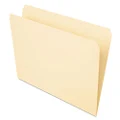 Pendaflex 752 File Folders, Straight Cut, Top Tab, Letter, Manila (Box of 100), Natural