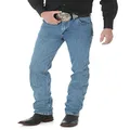 Wrangler Men's Premium Performance Cowboy Cut Slim Fit Jean, Stonewashed, 33W x 30L
