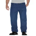 Dickies Men's Regular-fit Five-pocket Jean, Stone Washed Indigo Blue, 30W x 32L