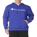 Champion Men's Powerblend Fleece Pullover Hoodie, Script Logo Hooded Sweatshirt, Surf The Web-y07718, X-Large US