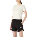 PUMA Women's Essential 5" High Waist Shorts TR, Black, L