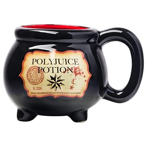 Silver Buffalo Warner Bros Polyjuice Potion Cauldron 3D Sculpted Ceramic Coffee Mug, 20 Ounces