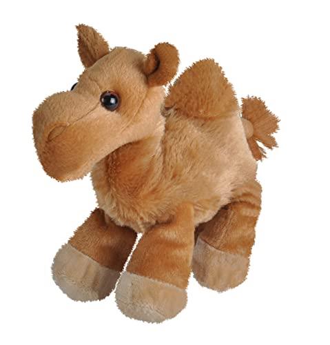 Wild Republic Mini Camel, Stuffed Animal, Plush Toy, Gifts for Kids, Hug'Ems 7 Inches