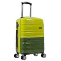 Rockland Melbourne Hardside Expandable Spinner Wheel Luggage, Two Tone Green, Carry-On 20-Inch, Two Tone Green, Carry-On 20-Inch, Melbourne Hardside Expandable Spinner Wheel Luggage