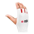 DSC Atmos Fingerless Lycra Back Cricket Batting Inner Gloves for Mens | Size - Youth | White