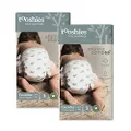 Tooshies ECO Nappies | Size 3 Crawler 6-11kg | Made with Organic Bamboo | 12 hrs leak free | Unisex |Whale Print | 2x44pk