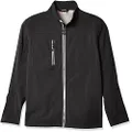 Clique Men's Telemark Stretch Softshell Full Zip Jacket, Black, Small