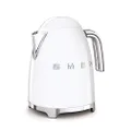 Smeg KLF03WHEU Electric Kettle, Stainless Steel, 1.7 Litres, White