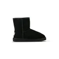 Yellow Earth Adults Andie Suede Ugg Boot, Black, US M10/W11