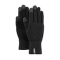 Barts Unisex fine knitted touch gloves, Black (black 0001), M-L
