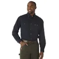 Wrangler Riggs Workwear Men's Logger Shirt,Navy,X-Large