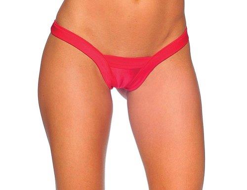 BODYZONE Women's Comfort V Thong, Red, One Size