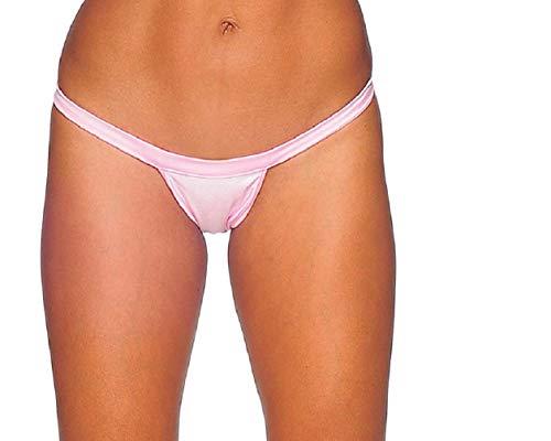 BODYZONE Women's Heart Back Thong, Baby Pink, One Size