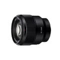 Sony SEL85F18 Full Frame E-Mount 85mm F1.8 Lens, Black