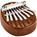 Meinl Sonic Energy Mini Kalimba Thumb Piano, 8 Steel Keys with Solid Sapele Body — C Major Scale — Includes Tuning Hammer, For Sound Healing Therapy, Yoga and Meditation, 2-YEAR WARRANTY, (KL8MINI)