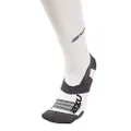 2XU Unisex's Vectr Ultralight Cushion Crew Socks, White/Grey, Small