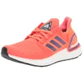 adidas Men's Ultraboost 20 Running Shoe, Solar Red/Boost Blue Violet Metallic/White, 8.5 M US